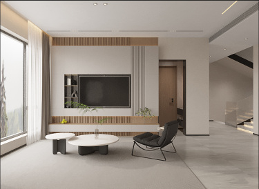 900平现代简约客厅