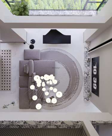 260平现代简约客厅