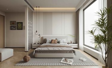 900平现代简约卧室