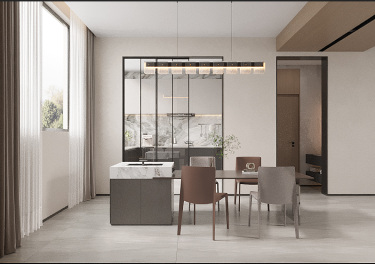 900平现代简约餐厅