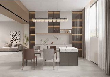 900平现代简约餐厅