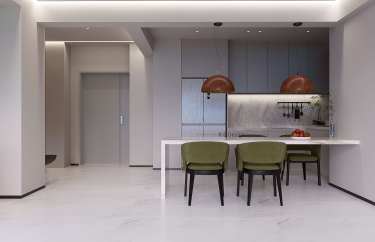 260平现代简约餐厅