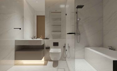 900平现代简约卫生间