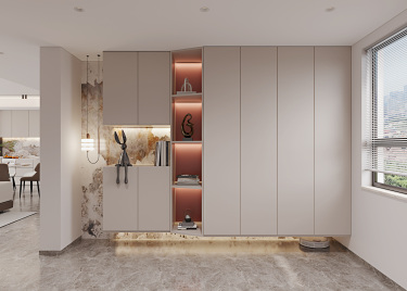 142平现代简约玄关