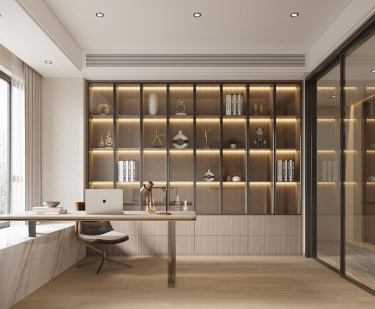 272平现代轻奢书房