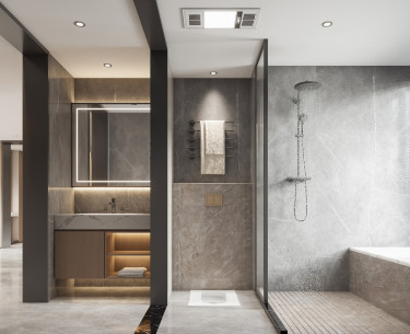 272平现代轻奢卫生间