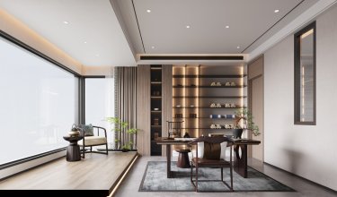 320平雅致新中书房