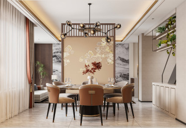 170平雅致新中餐厅