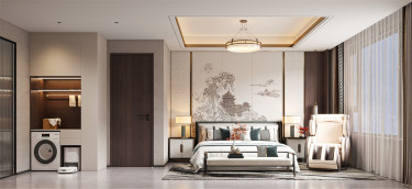 170平雅致新中卧室