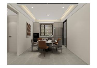 260平现代简约餐厅