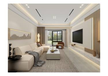 260平现代简约客厅