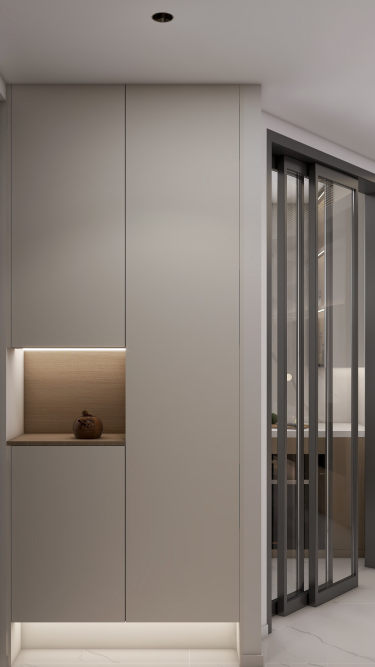 86平现代简约玄关