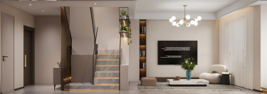 195平现代简约客厅