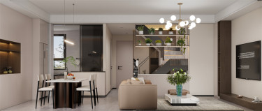 195平现代简约客厅