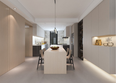 98平3室现代简约餐厅