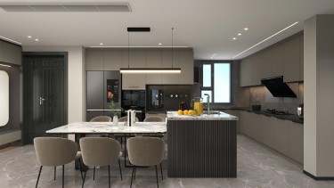 145平现代轻奢餐厅