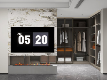 180平现代轻奢卧室