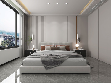 150平雅致新中卧室