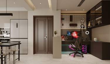 93平2室奶油风客厅