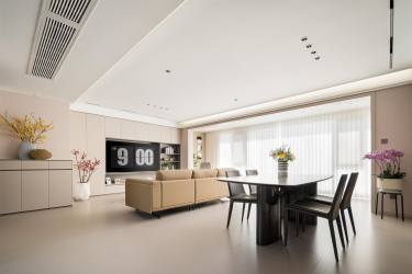 145平现代简约餐厅