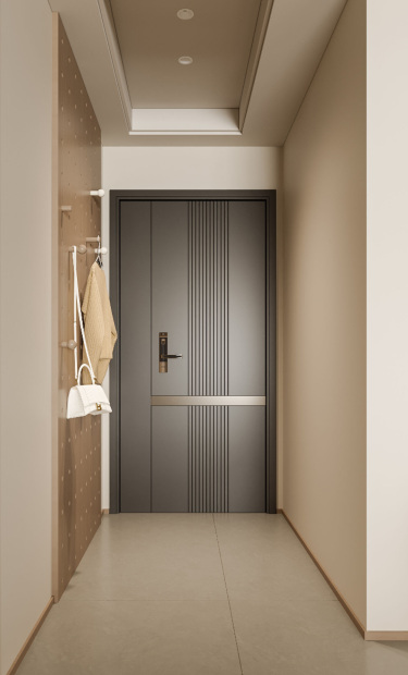 180平奶油风玄关