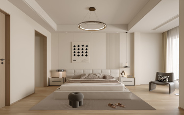 180平奶油风卧室