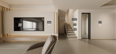 180平奶油风客厅