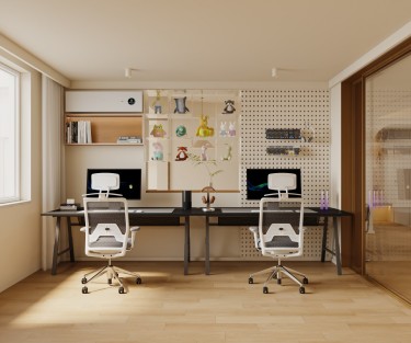 170平奶油风卧室