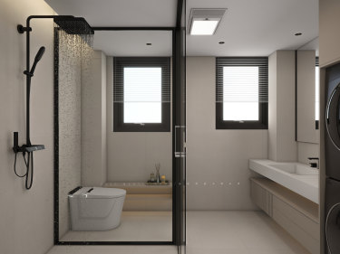 126平现代简约卫生间