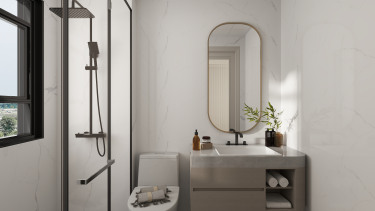 116平现代简约卫生间