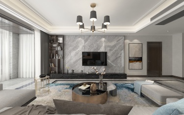 190平现代简约客厅