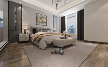 190平现代简约卧室