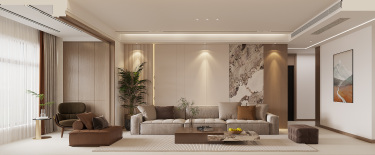 130平现代简约客厅