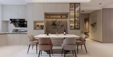 168平现代简约餐厅