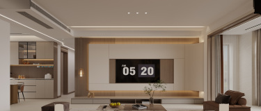 130平现代简约客厅