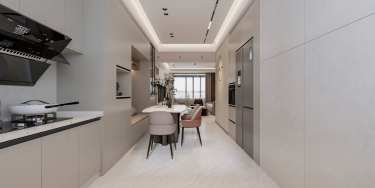 168平现代简约餐厅