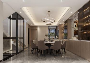 400平现代简约餐厅