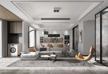 246平现代简约客厅
