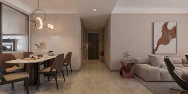 168平现代简约餐厅