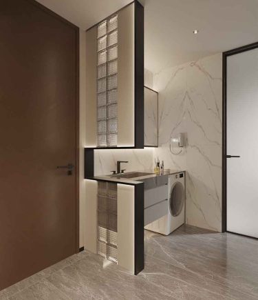 185平现代轻奢卫生间