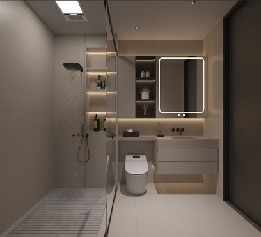 185平现代轻奢卫生间