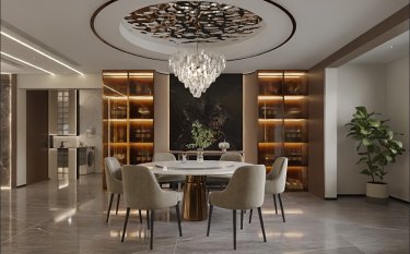 185平现代轻奢餐厅