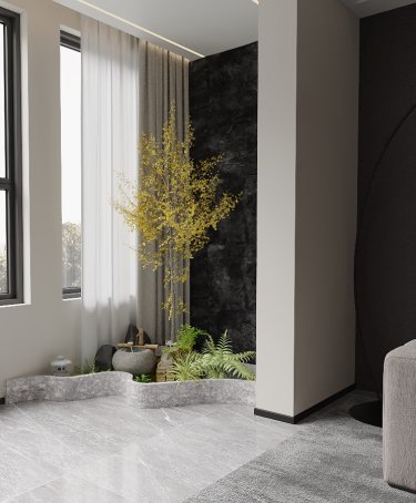 185平现代轻奢客厅