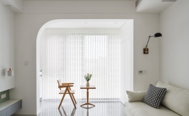 106平原木风客厅