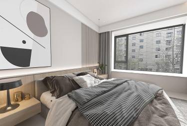 152平奶油风卧室