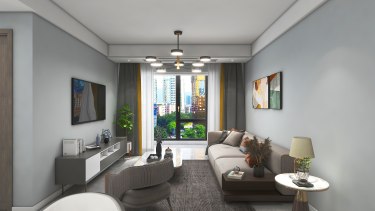 135平现代简约客厅