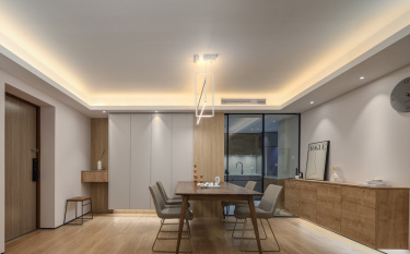 120平现代极简餐厅