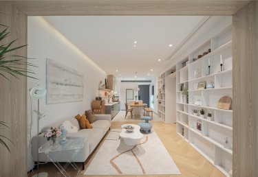 73平现代简约客厅