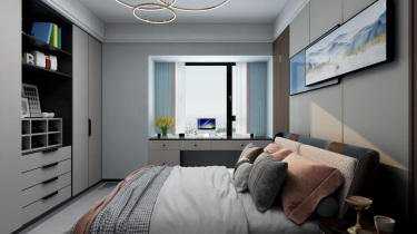135平现代简约卧室
