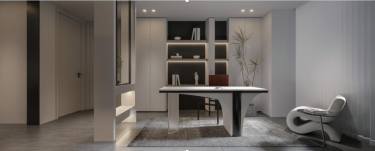 145平现代极简客厅